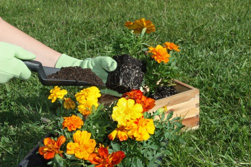 Manual handling and lifting practices for garden maintenance tasks